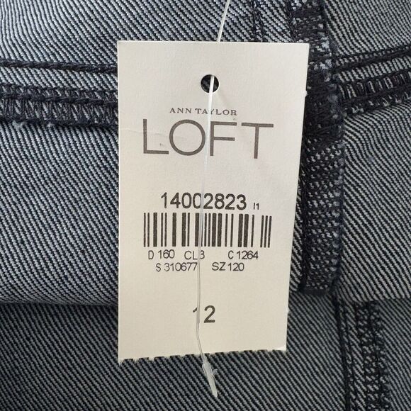 Armani Collezioni Gray Pinstriped Wool Blend Pencil Skirt Career Womens 8 (1732) - Picture 3 of 8